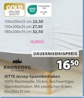 JETTE Jersey-Spannbettlaken im Angebot bei JYSK in Leinfelden-Echterdingen JETTE Jersey-Spannbettlaken Angebote von KRONBORG OF DENMARK bei JYSK Leinfelden-Echterdingen für 16,50 €