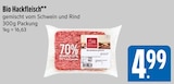 Bio Hackfleisch im EDEKA Prospekt Bio Hackfleisch von im aktuellen EDEKA Prospekt für 4,99 €