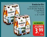 Bier Angebote von Krombacher bei Marktkauf Schwabach für 3,99 €