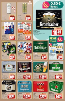 Krombacher im aktuellen REWE Prospekt (Chemnitz) Krombacher im REWE Prospekt "Dein Markt" mit 34 Seiten (Chemnitz)