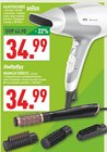 Haartrockner oder Warmluftbürste Angebote von Braun oder BaByliss bei Marktkauf Mülheim für 34,99 €