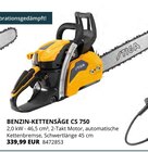 Benzin-kettensäge Cs 750 im Angebot bei PROFI Wesch in Eisenach Benzin-kettensäge Cs 750 Angebote von Stiga bei PROFI Wesch Eisenach für 339,99 €