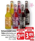 Schwarzwald-Limo Cola im Angebot bei EDEKA in Reinheim Schwarzwald-Limo Cola Angebote bei EDEKA Reinheim für 0,69 €