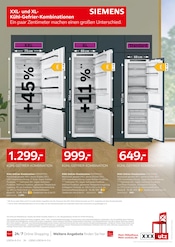 Aktueller XXXLutz Möbelhäuser Prospekt mit Kühlschrank, "NR.1 BEI KÜCHEN", Seite 25