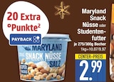 Snack Nüsse oder Studentenfutter von Maryland im aktuellen EDEKA Prospekt für 2,99 €