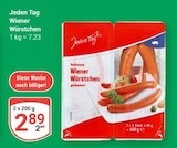 Wiener Würstchen Angebote von Jeden Tag bei GLOBUS Rostock für 2,89 €