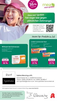mea - meine apotheke Prospekt der KW 27 "Unsere Juli-Angebote" Aktueller mea - meine apotheke Prospekt "Unsere Juli-Angebote" Seite 1 von 4 Seiten
