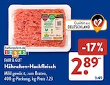 Hähnchen-Hackfleisch von FAIR & GUT für 2,89 € bei ALDI SÜD im Angebot Hähnchen-Hackfleisch von FAIR & GUT im aktuellen ALDI SÜD Prospekt