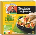Kit pour fajitas - ITINÉRAIRE DES SAVEURS en promo chez Intermarché Kit pour fajitas - ITINÉRAIRE DES SAVEURS dans le catalogue Intermarché