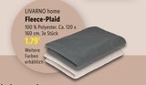 Fleece-Plaid im Lidl Prospekt Fleece-Plaid von LIVARNO home im aktuellen Lidl Prospekt für 1,79 €