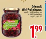 Wild-Preiselbeeren oder Cranberries von Odenwald im aktuellen EDEKA Prospekt für 1,99 €