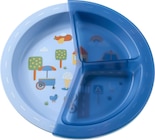 Teller mit Trennschale blau von babylove im aktuellen dm-drogerie markt Prospekt für 3,45 €