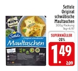 Original schwäbische Maultaschen von Settele im aktuellen EDEKA Prospekt für 1,49 €