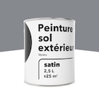 Peinture extérieur sol 2,5 L satin gris glycero en promo chez Brico Dépôt Lyon à 7,56 €