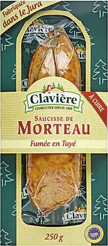 Saucisse de Morteau IGP à cuire - Géant Casino à Angers Saucisse de Morteau IGP à cuire en promo chez Géant Casino Angers à 3,52 €