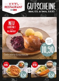 Möbel & Einrichtung Prospekt von XXXLutz Möbelhäuser Güstrow XXXLutz Möbelhäuser Prospekt: "GUTSCHEINE", 4 Seiten, 02.10.2023 - 21.10.2023
