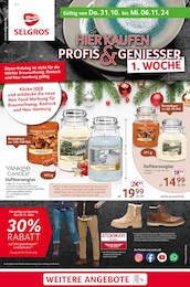 Selgros Prospekt: "cash & carry", 24 Seiten, 31.10.2024 - 06.11.2024