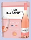 Vin de france cinsault rosé - CUVÉE JEAN BAPTISTE en promo chez Intermarché Contact Mèze à 6,56 €