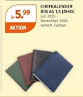 CHEFKALENDER DIN A5 1,5 JAHRE im Angebot bei Müller in Rottenburg CHEFKALENDER DIN A5 1,5 JAHRE Angebote bei Müller Rottenburg für 5,99 €