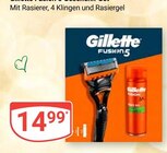 Fusion 5 Geschenk Set im Angebot bei GLOBUS in Erfurt Fusion 5 Geschenk Set Angebote von Gillette bei GLOBUS Erfurt für 14,99 €