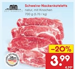 Schweine-Nackenkoteletts von Gut Ponholz für 3,99 € bei Netto Marken-Discount im Angebot Schweine-Nackenkoteletts von Gut Ponholz im aktuellen Netto Marken-Discount Prospekt