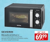 Mikrowelle mit Grill Angebote von SEVERIN bei famila Nordost Celle für 69,99 €