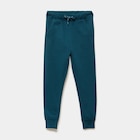 Pantalon jogging regular 2 poches bleu canard garçon en promo chez La Halle Pantalon jogging regular 2 poches bleu canard garçon dans le catalogue La Halle