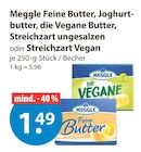 Butter im V-Markt Prospekt Feine Butter von Meggle im aktuellen V-Markt Prospekt für 1,49 €