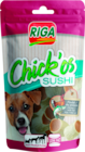 CHICK'OS SUSHI FRIANDISE POUR CHIEN SAUMON POULET RIGA - RIGA - Auchan Hypermarché à Dunkerque CHICK'OS SUSHI FRIANDISE POUR CHIEN SAUMON POULET RIGA - RIGA en promo chez Auchan Hypermarché Dunkerque à 1,86 €