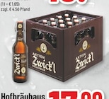 Trinkgut Lünen - Zwick'l Kellerbier Angebot im Prospekt Zwick'l Kellerbier bei Trinkgut im Lünen Prospekt für 16,50 €