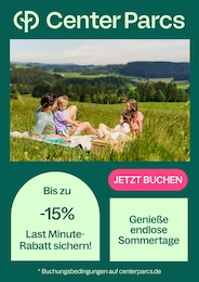 Aktueller Center Parcs Reise Prospekt für Berlin: Genieße endlich Sommertage! mit 1} Seite, 20.04.2026 - 30.06.2026