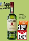 Irish Whiskey Angebote von Jameson bei Marktkauf Kirchheim für 13,99 €