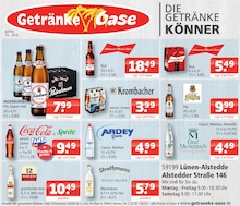 Aktueller Getränke Oase Prospekt Getränke Oase Prospekt mit 1 Seiten