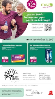 mea - meine apotheke Prospekt Unsere April-Angebote mit 4 Seiten