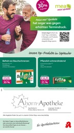 mea - meine apotheke Prospekt für Markkleeberg mit 4 Seiten mea - meine apotheke Prospekt für Markkleeberg: "Unsere September-Angebote", 4 Seiten, 01.09.2025 - 30.09.2025