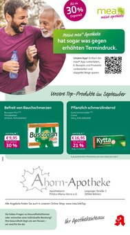 Aktueller mea - meine apotheke Prospekt "Unsere September-Angebote" Seite 1 von 4 Seiten für Böhlen