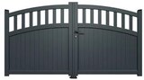 Brico Dépôt Saint-Priest - Promo Portail aluminium battant gris anthracite "Lugo" - L. 3 x H. 1,60 m Promo Portail aluminium battant gris anthracite "Lugo" - L. 3 x H. 1,60 m à 849,00 € dans le catalogue Brico Dépôt à Saint-Priest