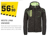 Tout Faire Mézières-sur-Seine - Promo Veste Lynx Unisexe Promo Veste Lynx Unisexe à 56,90 € dans le catalogue Tout Faire à Mézières-sur-Seine