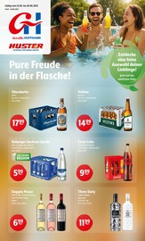 Aktueller Huster Getränkemarkt Prospekt in Weida und Umgebung, "Aktuelle Angebote" mit 10 Seiten, 23.06.2025 - 28.06.2025