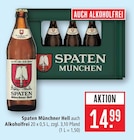 Münchner Hell im Angebot bei Marktkauf in Waiblingen Münchner Hell Angebote von Spaten bei Marktkauf Waiblingen für 14,99 €
