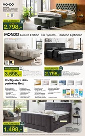 Aktueller Möbel Inhofer Prospekt mit Bett, "ALLES IM GRÜNEN BEREICH", Seite 8
