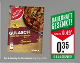 Aktuelles Fix für Gulasch Angebot bei Marktkauf in Ulm ab 0,35 €