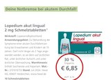 LINDA Schwerte - Lopedium akut lingual Angebot im Prospekt Lopedium akut lingual bei LINDA im Schwerte Prospekt für 6,85 €