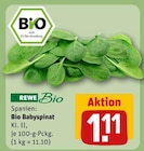 Aktuelles Bio Babyspinat Angebot bei REWE in Regensburg ab 1,11 €