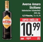 Averna Amaro Siciliano Angebote bei EDEKA Straubing für 10,99 €