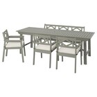 Tisch+3 Armlehnstühle+Bank/außen grau las./Frösön/Duvholmen beige im IKEA Prospekt Tisch+3 Armlehnstühle+Bank/außen grau las./Frösön/Duvholmen beige von BONDHOLMEN im aktuellen IKEA Prospekt für 882,94 €