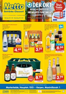 Netto Marken-Discount Frechen Prospekt "DER ORT, AN DEM DU IMMER AUSGEZEICHNETE PREISE FINDEST." mit 6 Seiten