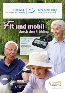 Sanitätshaus F. Hellwig GbR Prospekt Fit und mobil durch den Frühling mit 6 Seiten