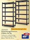 Schwerlastregal Premium, 6 Böden, 2er-Set Angebote von monzana bei ALDI Nord Paderborn für 49,99 €