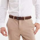 La Halle Malauzat - Promo Ceinture marron homme Promo Ceinture marron homme à 9,99 € dans le catalogue La Halle à Malauzat